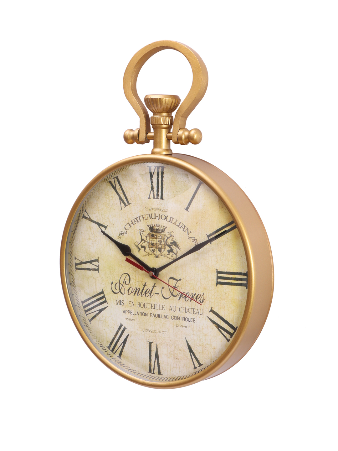 Vintage Metal Chateau Jullian Wall Clock Decorative Timepiece | Classic Design for Living Room, Office & Café Décor - Image 5