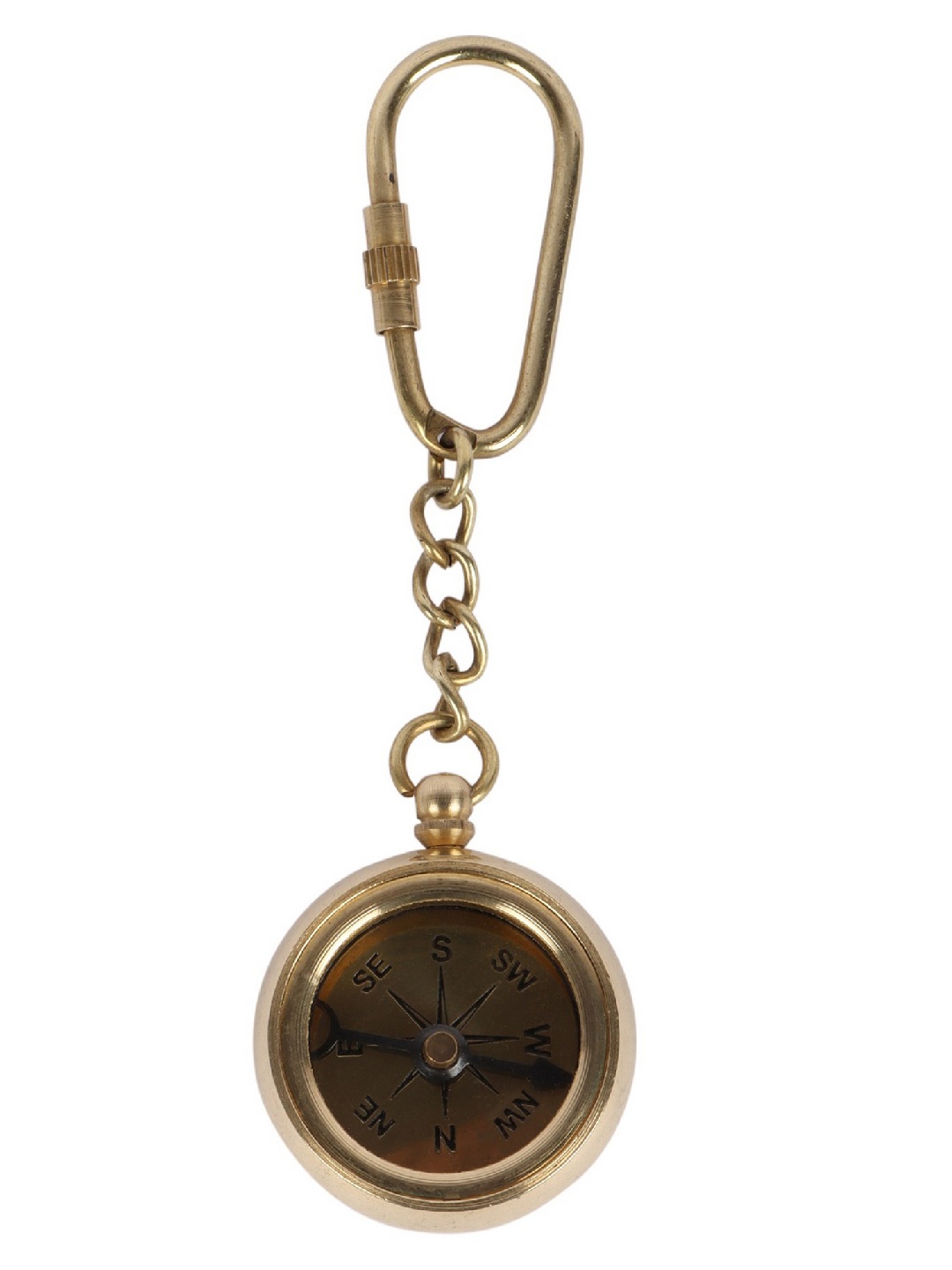 Brass Compass Vintage Decorative Key Chain for Daily Use | Classic Collectible Style Accessory for Keys & Gifting - Image 5
