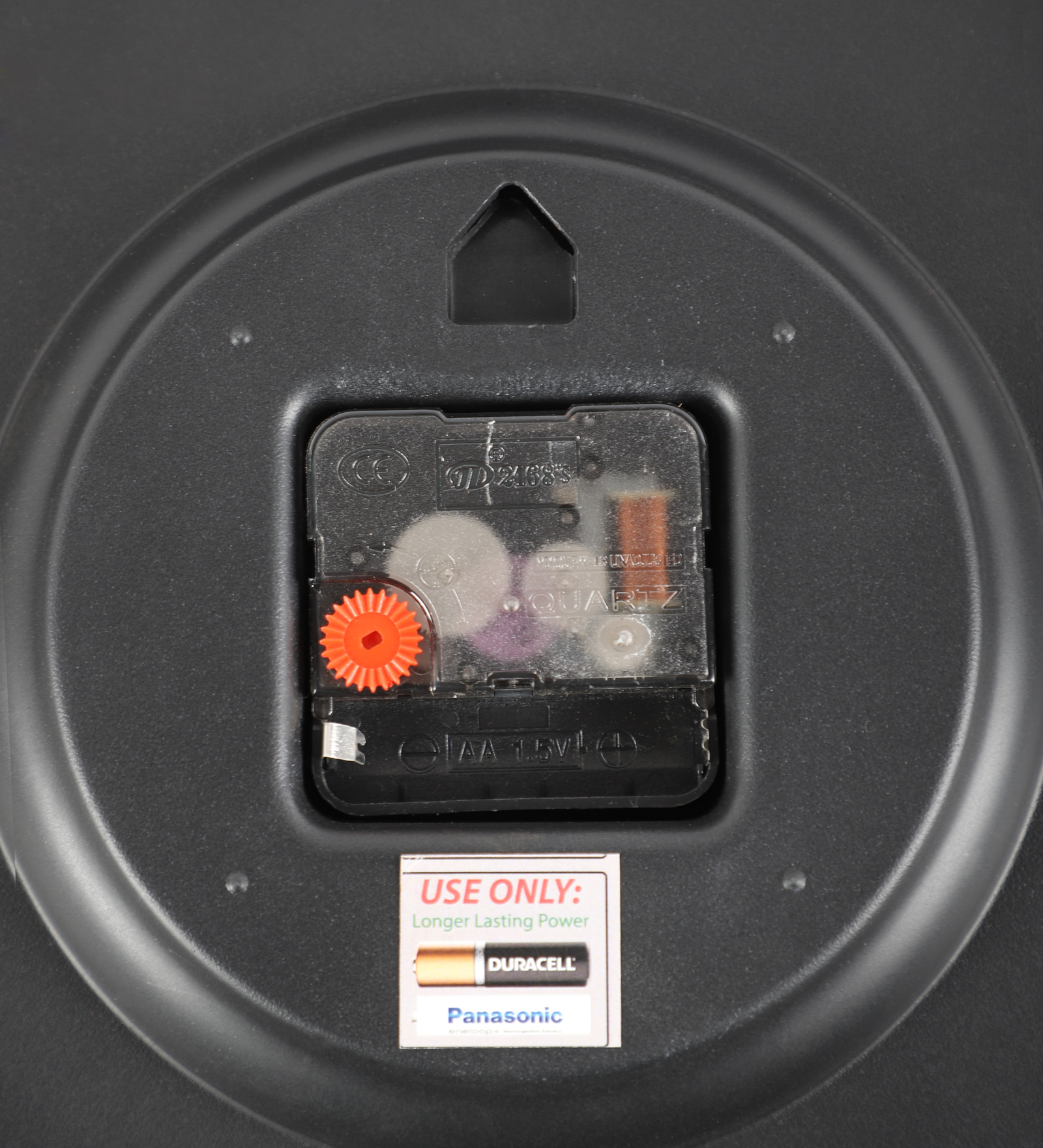 Vintage Plastic Copper Perfect Wall Clock Decorative Timepiece | Classic Design for Living Room, Office & Café Décor - Image 3