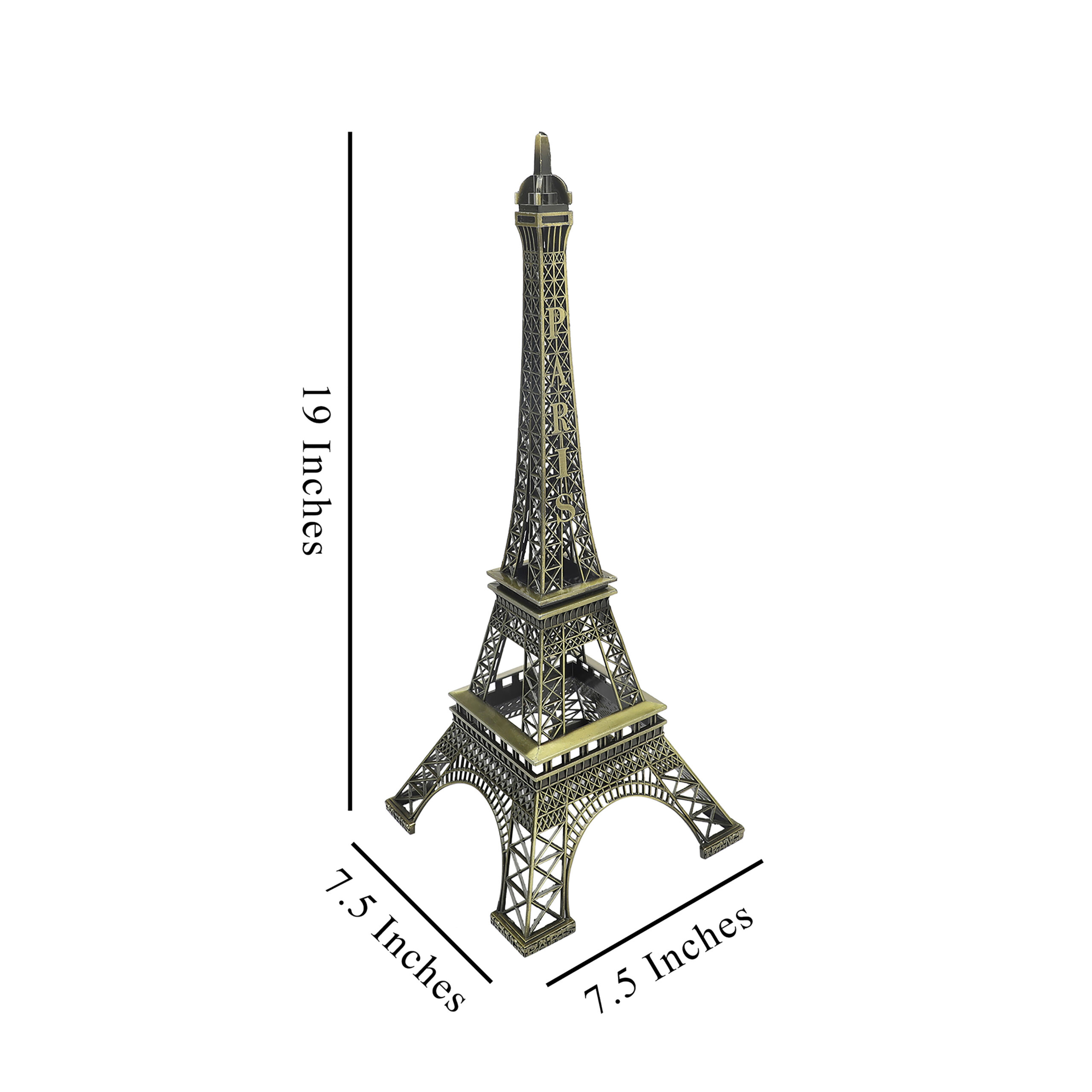Eiffel Tower 19 inches Miniature Monument Decorative Showpiece for Home & Office Décor | Collectible Souvenir Display Accent - Image 6