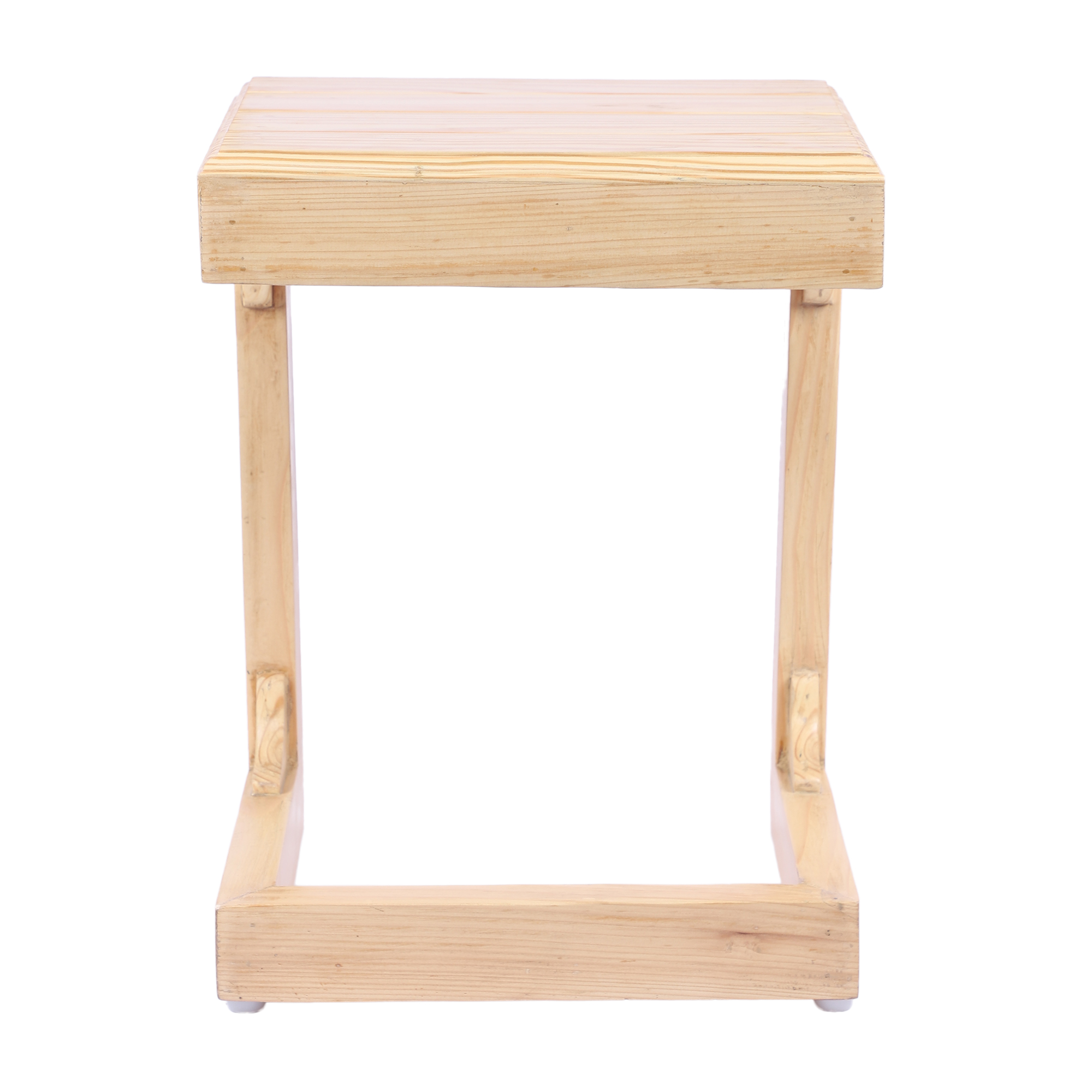 Decorative Pine Wood C Shape Table for Bedside & Desk Lighting | Elegant Ambient for Home & Office Décor - Image 7