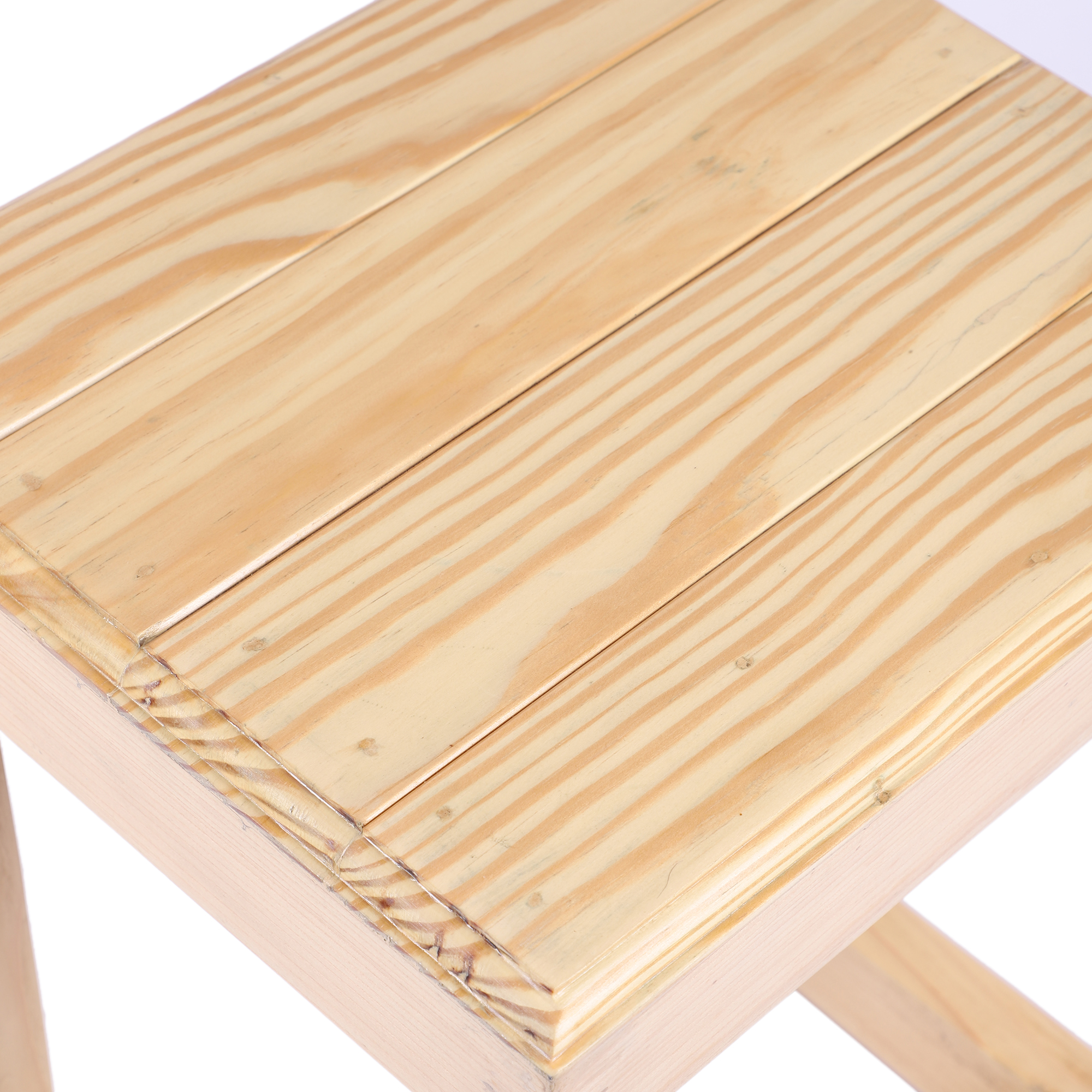 Decorative Pine Wood C Shape Table for Bedside & Desk Lighting | Elegant Ambient for Home & Office Décor - Image 3