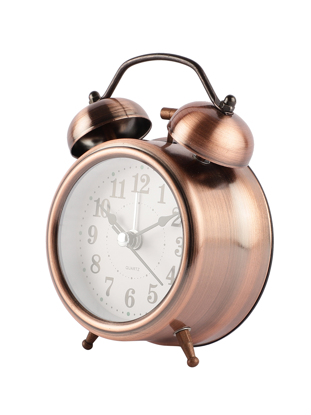 Vintage Metal Classic Copper Alarm Clock for Bedroom & Study Table | Vintage Design - Image 5