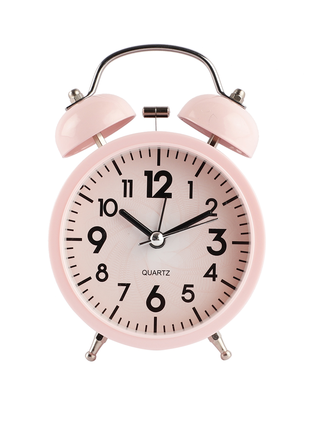 Vintage Metal Classic Pink Alarm Clock for Bedroom & Study Table | Vintage Design - Image 2