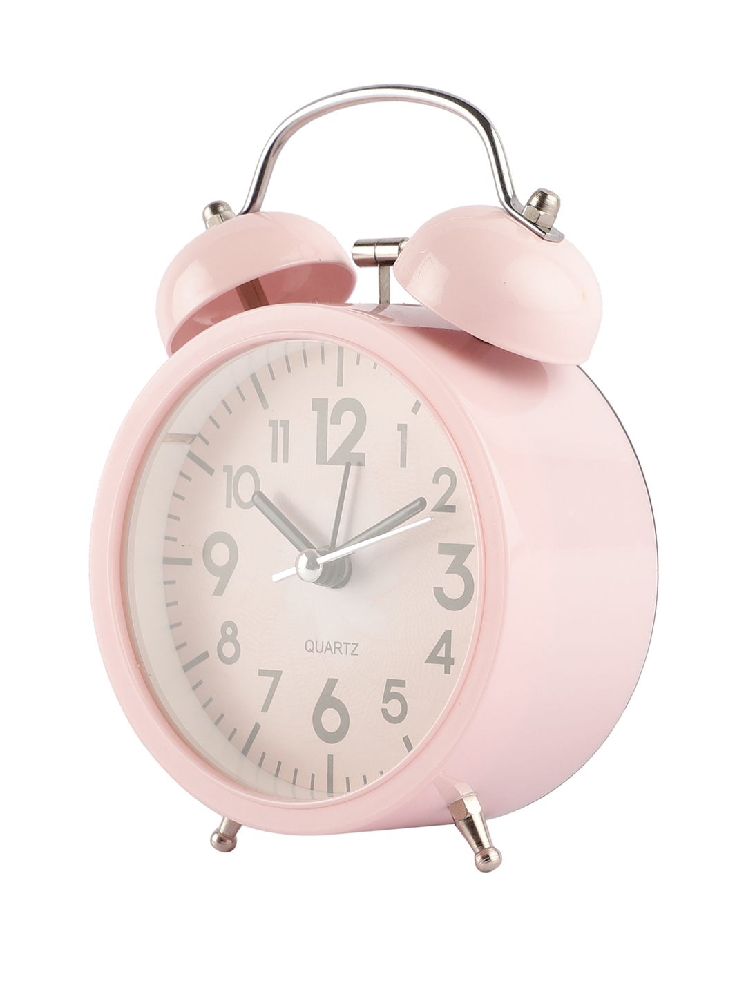 Vintage Metal Classic Pink Alarm Clock for Bedroom & Study Table | Vintage Design - Image 5
