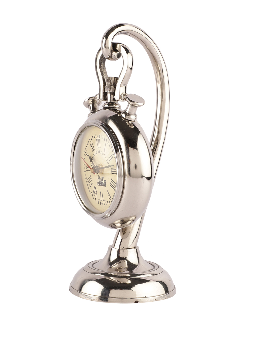 Vintage Metal Decorative Table Clock for Desk & Bedside | Vintage Style Home Décor - Image 5