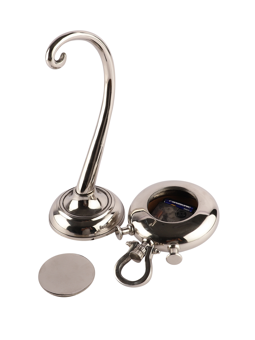 Vintage Metal Decorative Table Clock for Desk & Bedside | Vintage Style Home Décor - Image 3