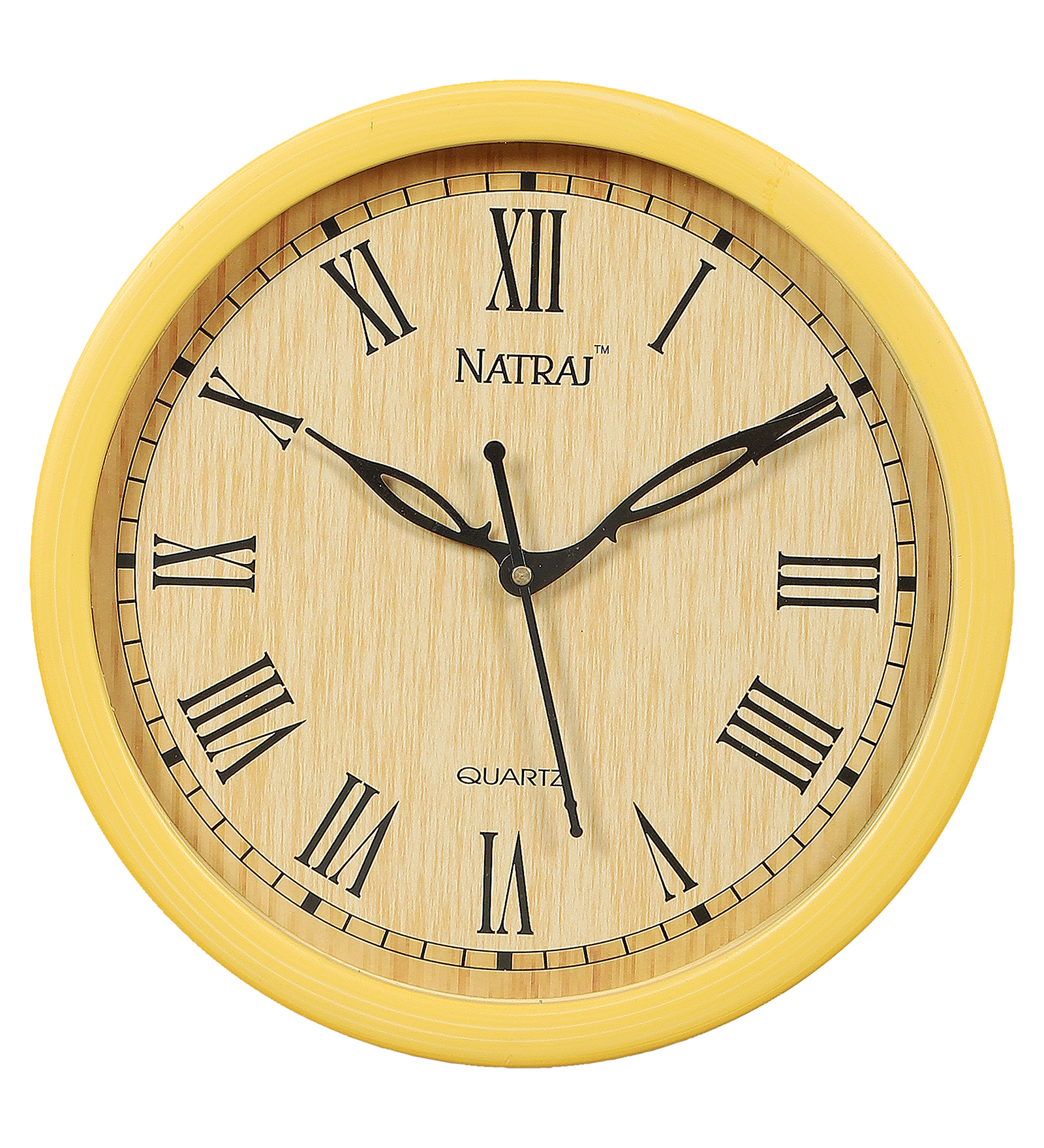 Vintage Plastic Natraj Wall Clock Decorative Timepiece | Classic Design for Living Room, Office & Café Décor - Image 2