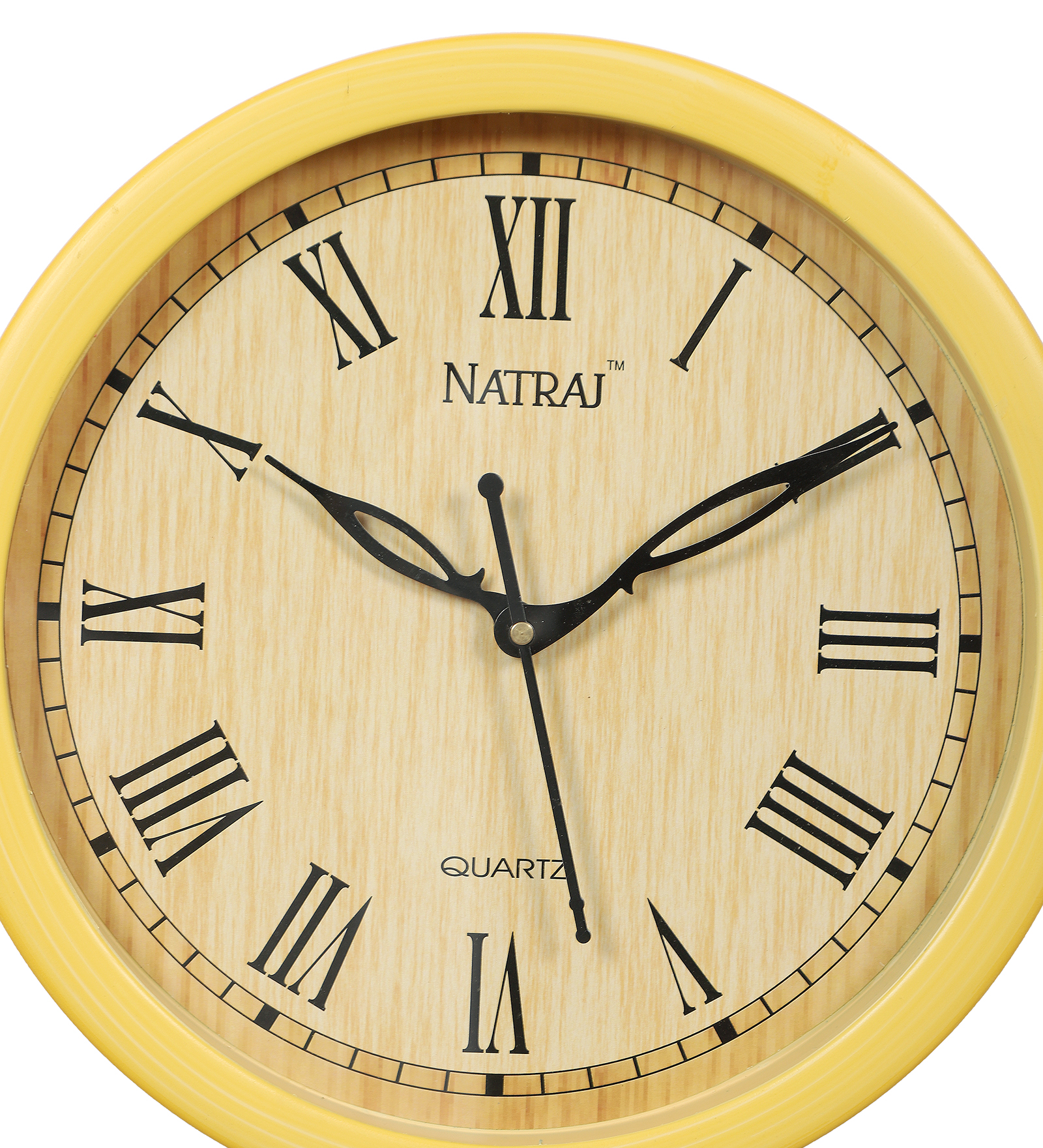 Vintage Plastic Natraj Wall Clock Decorative Timepiece | Classic Design for Living Room, Office & Café Décor - Image 4