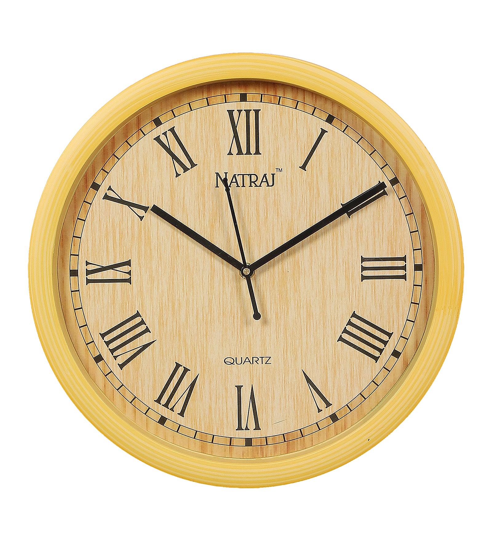 Vintage Plastic Natraj Wall Clock Decorative Timepiece | Classic Design for Living Room, Office & Café Décor - Image 2