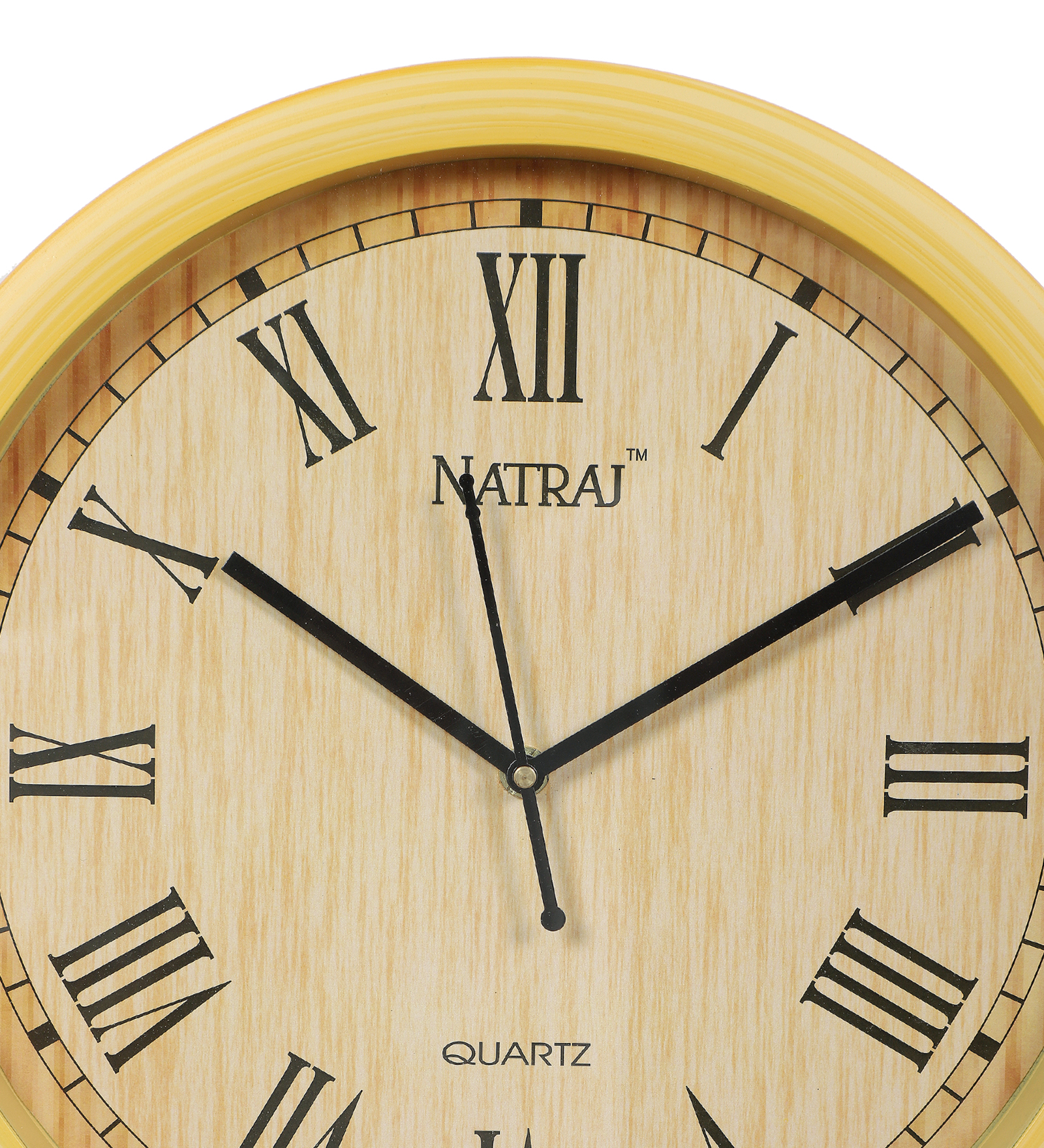 Vintage Plastic Natraj Wall Clock Decorative Timepiece | Classic Design for Living Room, Office & Café Décor - Image 4