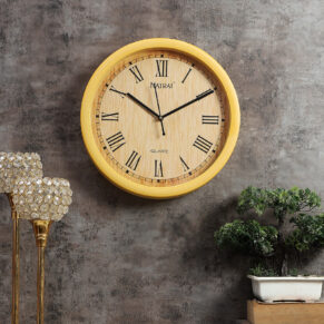 Vintage Plastic Natraj Wall Clock Decorative Timepiece | Classic Design for Living Room, Office & Café Décor