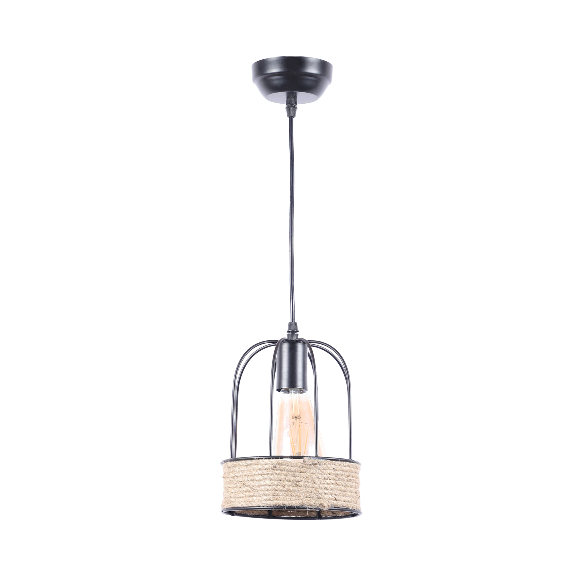 Decorative Bird Nest Rope Hanging Pendant Lamp for Home & Café Lighting | Stylish Ceiling Light for Modern Interiors - Image 5