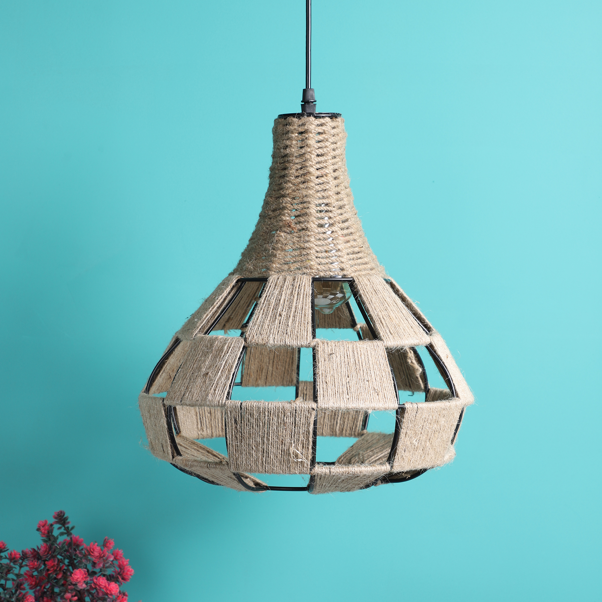 Decorative Full Rope Nest Hanging Pendant Lamp for Home & Café Lighting | Stylish Ceiling Light for Modern Interiors - Image 2