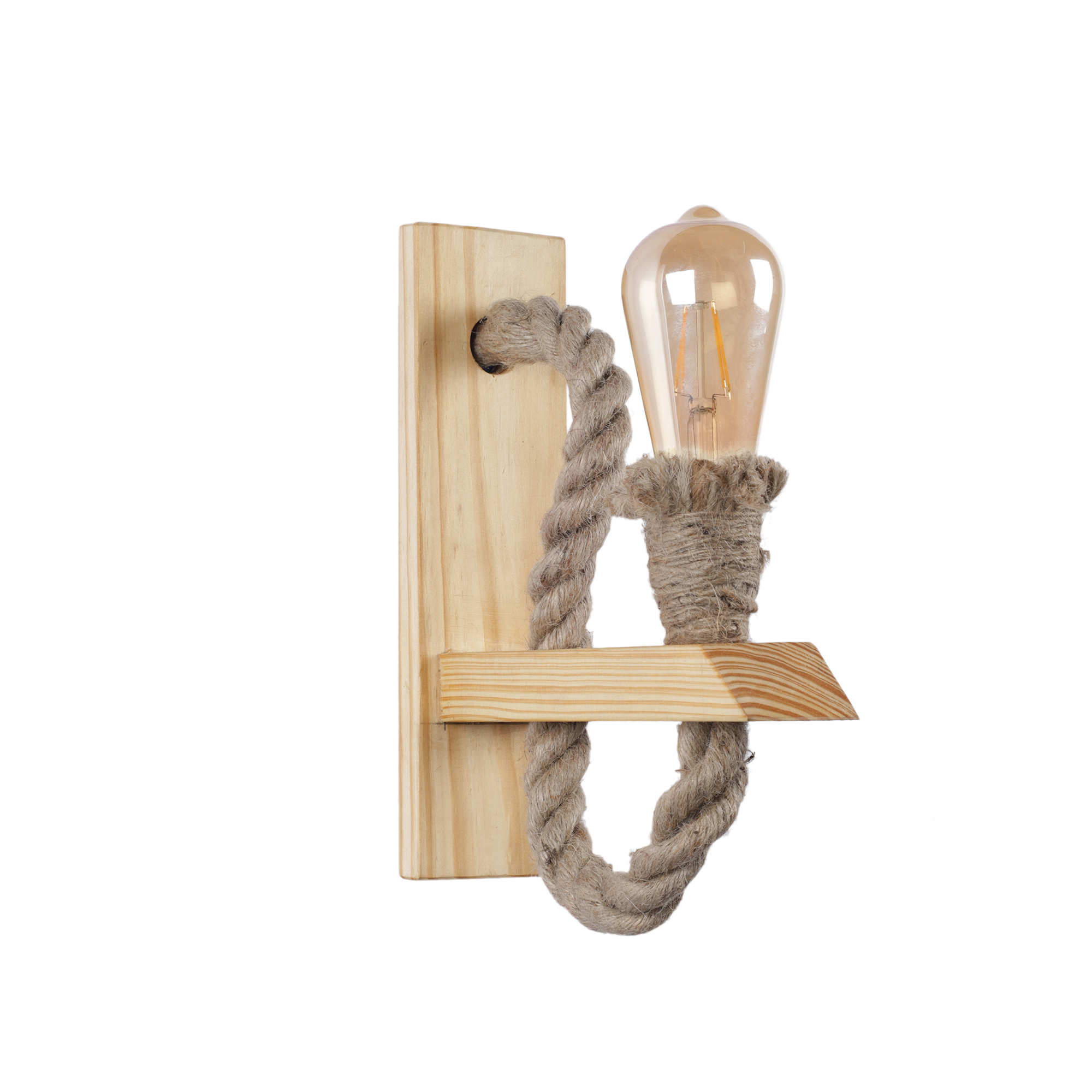 Decorative Wooden Wall Lamp for Home Lighting & Interior Décor | Elegant Indoor Wall Light for Living Room & Bedroom - Image 5