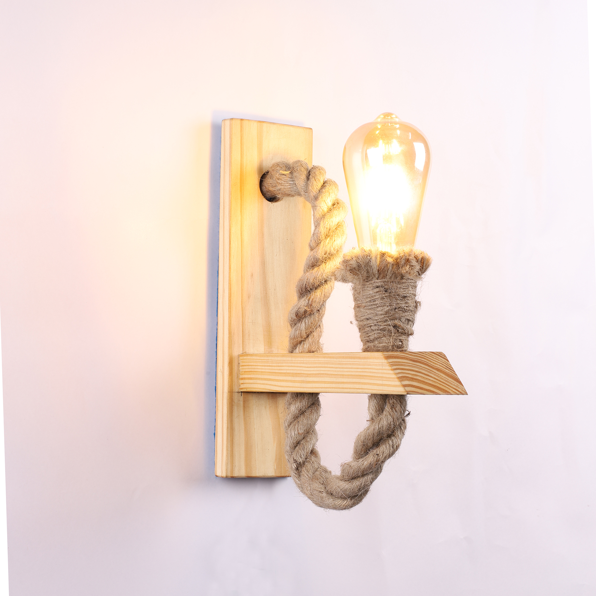 Decorative Wooden Wall Lamp for Home Lighting & Interior Décor | Elegant Indoor Wall Light for Living Room & Bedroom - Image 3