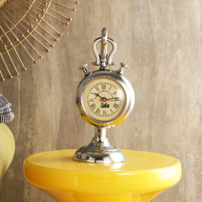Vintage Metal Decorative Table Clock for Desk & Bedside | Vintage Style Home Décor