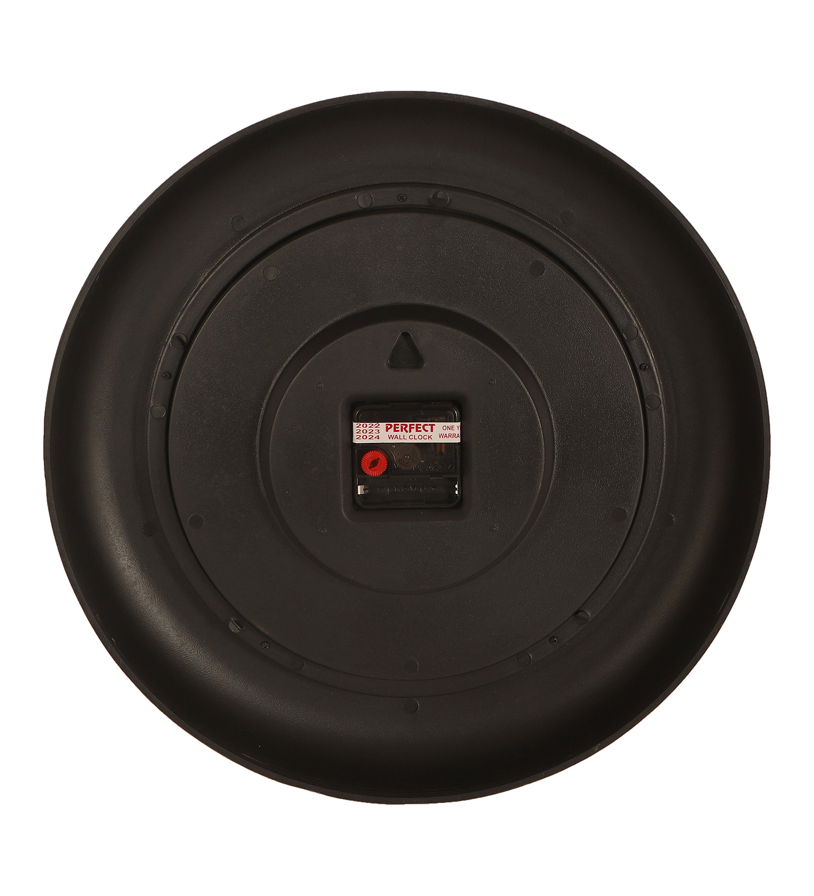 Vintage Plastic Copper Perfect Wall Clock Decorative Timepiece | Classic Design for Living Room, Office & Café Décor - Image 3