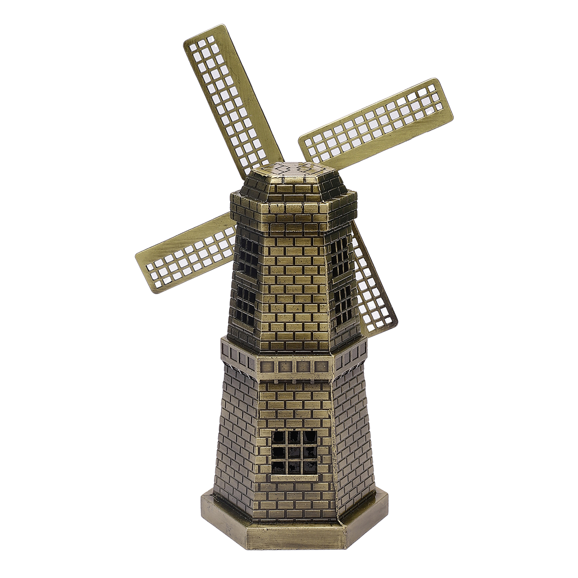 Wind Mill Miniature Monument Decorative Showpiece for Home & Office Décor | Collectible Souvenir Display Accent - Image 3