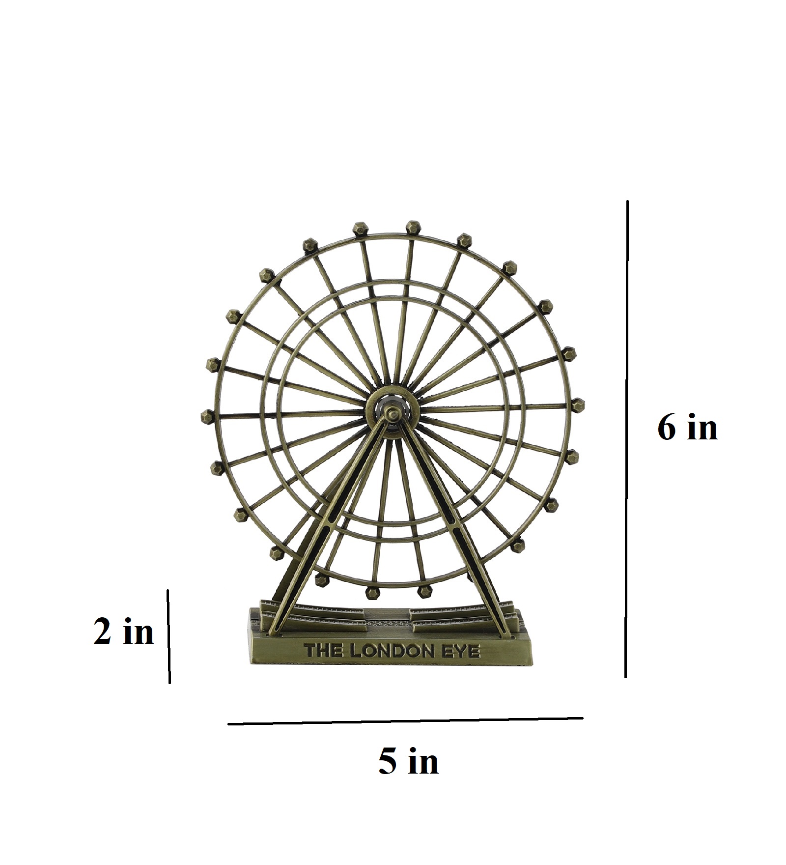 London Eye Miniature Monument Decorative Showpiece for Home & Office Décor | Collectible Souvenir Display Accent - Image 5