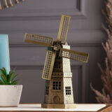 Wind Mill Miniature Monument Decorative Showpiece for Home & Office Décor | Collectible Souvenir Display Accent